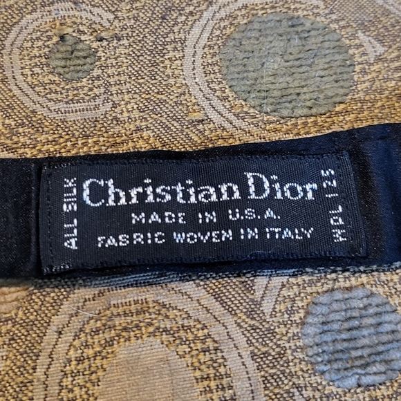Vintage Silk Christian Dior Homme Black Bow Tie - Picture 4 of 4
